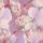 Viskose-Stretchsatin -French Flowers Lilac Rosé- Aquarellprint