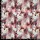 Viskose-Stretchsatin -Jardin Impression– malerischer Blumenprint in Mahagoni & Aqua