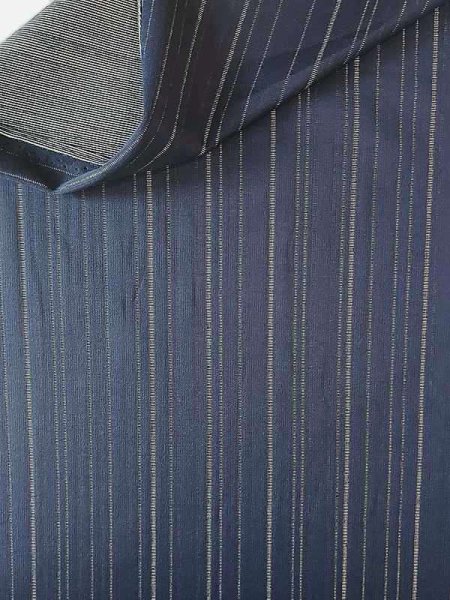 Baumwoll-Stretchjersey -Righe Blu- italienischer Strukturjersey