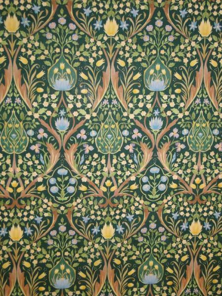 Liberty Fabrics WATERCOLOUR GARDEN  GrünTana Lawn®