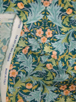 Liberty Fabrics MAY EMBROIDERY Petrol Tana Lawn®