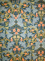 Liberty Fabrics MAY EMBROIDERY Petrol Tana Lawn®