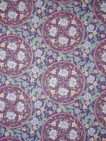Liberty Fabrics MEDALLION FLORAL Petrol Tana Lawn®