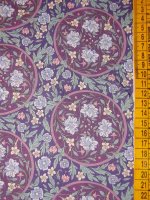 Liberty Fabrics MEDALLION FLORAL Petrol Tana Lawn®