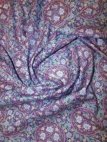 Liberty Fabrics MEDALLION FLORAL Petrol Tana Lawn®