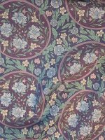 Liberty Fabrics MEDALLION FLORAL Petrol Tana Lawn®
