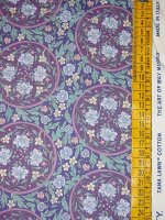 Liberty Fabrics MEDALLION FLORAL Petrol Tana Lawn®