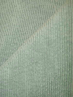 Genuacord EISGRÜN samtiger Baumwollcord Washed