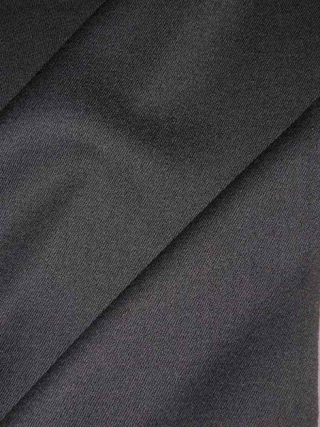 Schurwolle Gabardine "Nero" Wollgabardine Italien