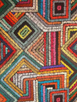 Seidentwill „Punto Grafico“  Multicolore - Seidenprint Italien