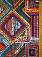 Seidentwill „Punto Grafico“  Multicolore - Seidenprint Italien