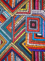 Seidentwill „Punto Grafico“  Multicolore - Seidenprint Italien