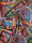 Seidentwill „Punto Grafico“  Multicolore - Seidenprint Italien