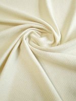 Schurwoll-Twill „Winterweiß“ - Designerstoff Italien