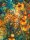 French Terry „Wild Sunflowers“ – Sonnenblumen Sweatstoff leicht