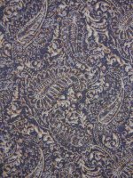 Baumwollflanell „Flanell-Paisley“ – Dunkelblau
