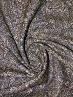 Baumwollflanell „Flanell-Paisley“ – Dunkelblau