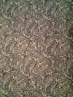 Baumwollflanell „Flanell-Paisley“ – Dunkelblau