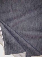 Cotton-Silk Denim „Seta Blu“ –...