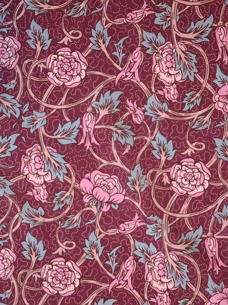 Liberty Fabrics MORRIS ROSE Dunkelrot Tana Lawn®