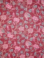Liberty Fabrics MORRIS ROSE Dunkelrot Tana Lawn®