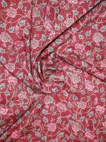 Liberty Fabrics MORRIS ROSE Dunkelrot Tana Lawn®