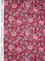 Liberty Fabrics MORRIS ROSE Dunkelrot Tana Lawn®