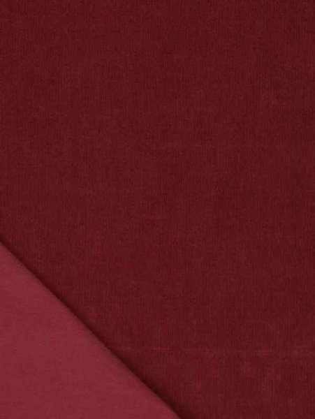 Elastic Feincord „Rotkastanie“ – Dunkelrot samtig weich