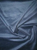 Italienischer Stretch-Feincord – Dunkelblau- samtig...