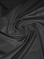 Italienischer Designer-Feincord „Notte – Schwarz Baumwollcord