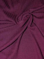 Merinowolle–Seide Jersey „Orchideenviolett“ – Feine Linien Struktur