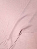 Merinowolle–Seide Interlock Jersey „Mauverosa Melange“