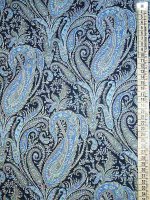 Liberty Fabrics -Felix and Isabelle Blue- Tana Lawn® Paisley Print Batist