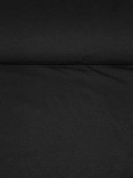 Sweat Jersey Schwarz Baumwollsweat weich geraut French Terry