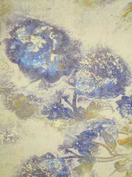 Schurwolltwill Blumenprint -Fiori Sfumati- Feinköper | mit Fehler