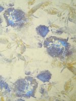 Schurwolltwill Blumenprint -Fiori Sfumati- Feinköper | mit Fehler