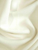 Viskose Crepe Georgette Cremeweiß ECOVERO TM...