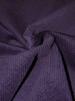 Cordstretch Genuacord WEINBEERE- Dunkelviolett samtiger...