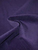 Cordstretch Genuacord WEINBEERE- Dunkelviolett samtiger Baumwollcord