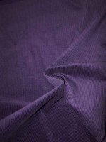 Cordstretch Genuacord WEINBEERE- Dunkelviolett samtiger Baumwollcord