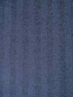 Wollflanell Fischgratstreifen Blau Schurwolle Flanell Reststück 1m