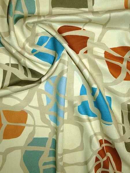 Viskosetwill RETRO SQUARES Danish Design Light & Lush