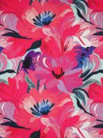 Baumwolljersey -Flowery Mood- Jerseyprint  RESTSTÜCK 50cm x 154cm