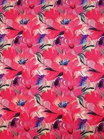 Baumwolljersey -Flowery Mood- Jerseyprint  RESTSTÜCK 50cm x 154cm