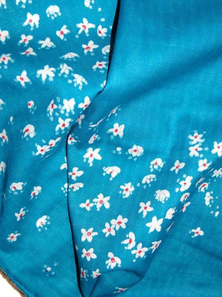 Japan Double Gauze EDELWEISS TEAL Nani IRO Kokka Fabrics