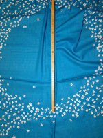 Japan Double Gauze EDELWEISS TEAL Nani IRO Kokka Fabrics