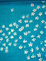 Japan Double Gauze EDELWEISS TEAL Nani IRO Kokka Fabrics