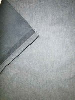 Baumwolle Stretch Satinstoff Flanelloptik Basalt-Anthrazit zweiseitig