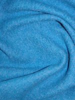 Wollflausch AURORA TURQUESE Schurwolle Tweedflausch...