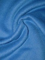 Schurwolle Kaschmir Mantelstoff  in Palastblau - Made in...